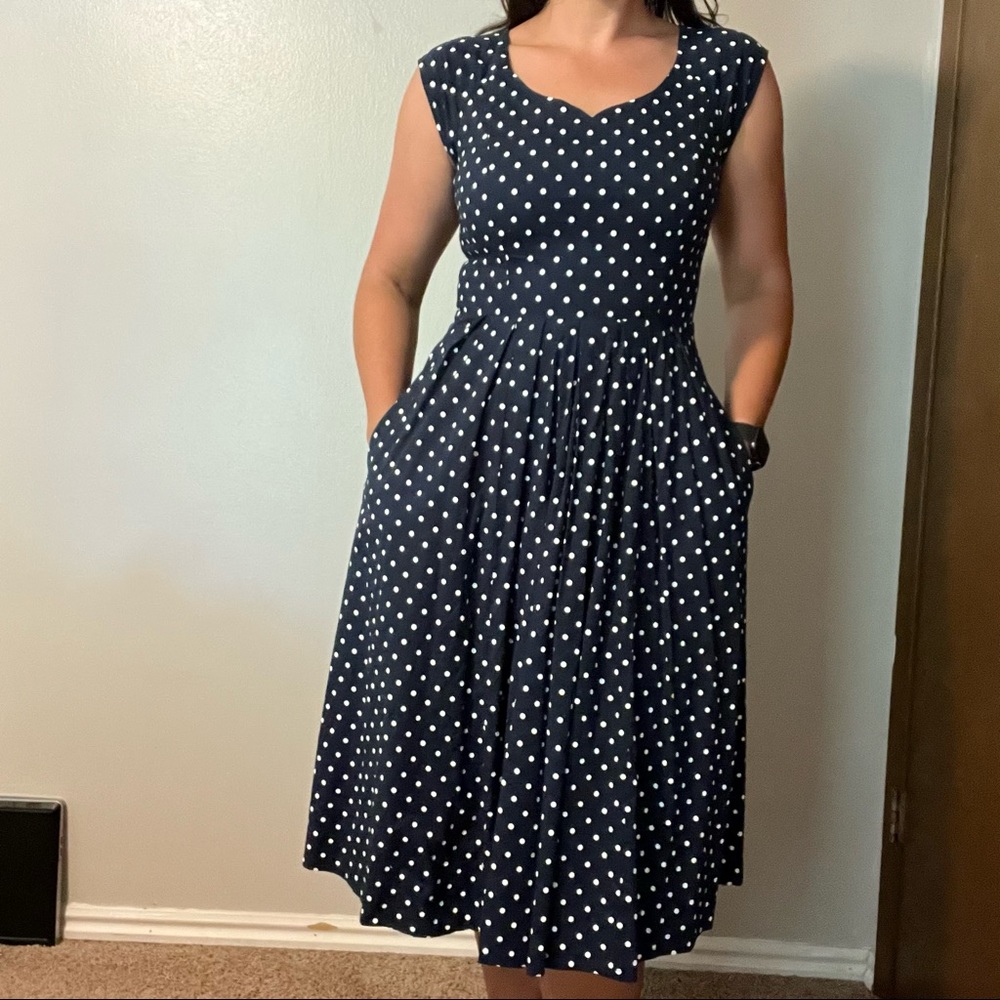 Jody Retro, Polka-dot, midi-dress